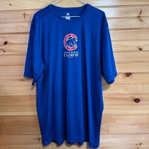 MLB Genuine Merchandise Blue Chicago Cubs Jersey Shirt TX3 Cool XXL